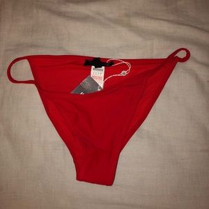 Missguided Red Bikini Bottom